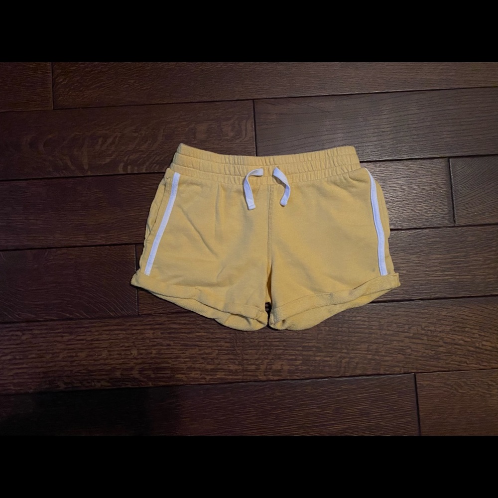 Women’s Yellow Cotton Shorts